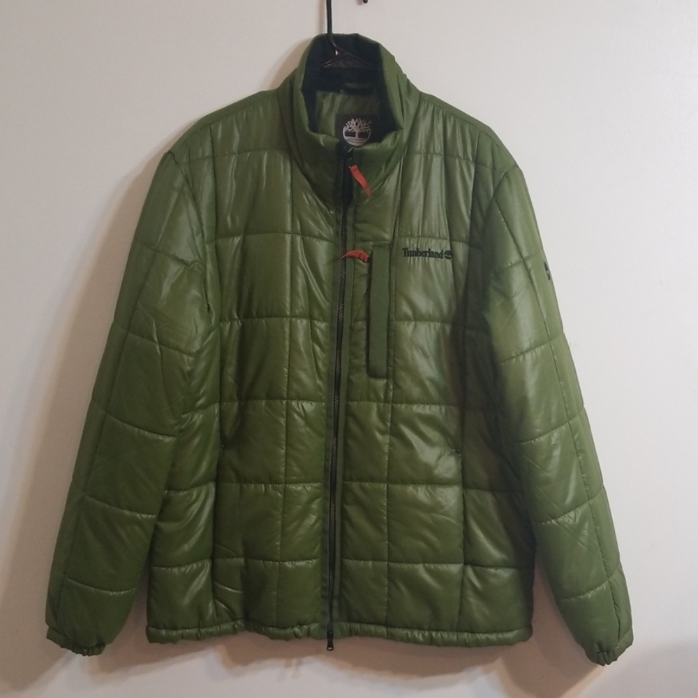 Timberland puffer jacket in green